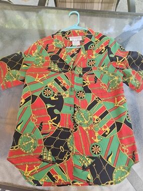Nautical Print Blouse